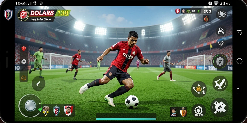 Gameplay seru DOLAR138 dengan aksi sepak bola nyata.