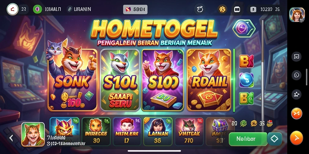 Gameplay HOMETOGEL yang menegangkan dan mengasyikkan.