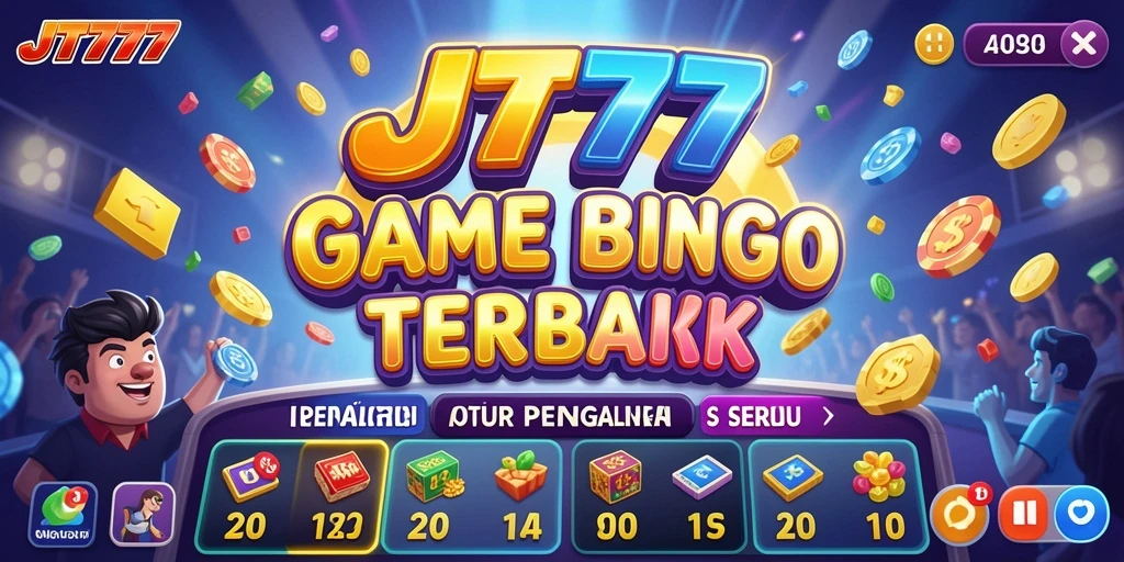Tampilan menarik dari gameplay Bingo di JT777.